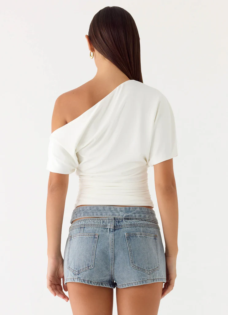 Shorts Mini Denim Hadleigh - Denim Clair