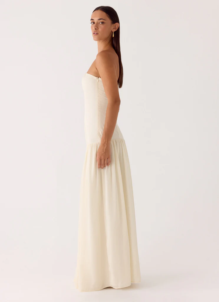 Robe Maxi Slowing Tide - Ivoire
