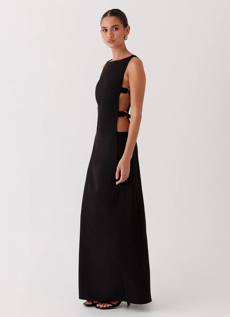 Robe maxi à boucle Cherish You - Ombre