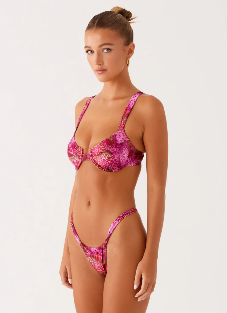 Haut de maillot de bain Balconette Airlie - Lavender Lagoon