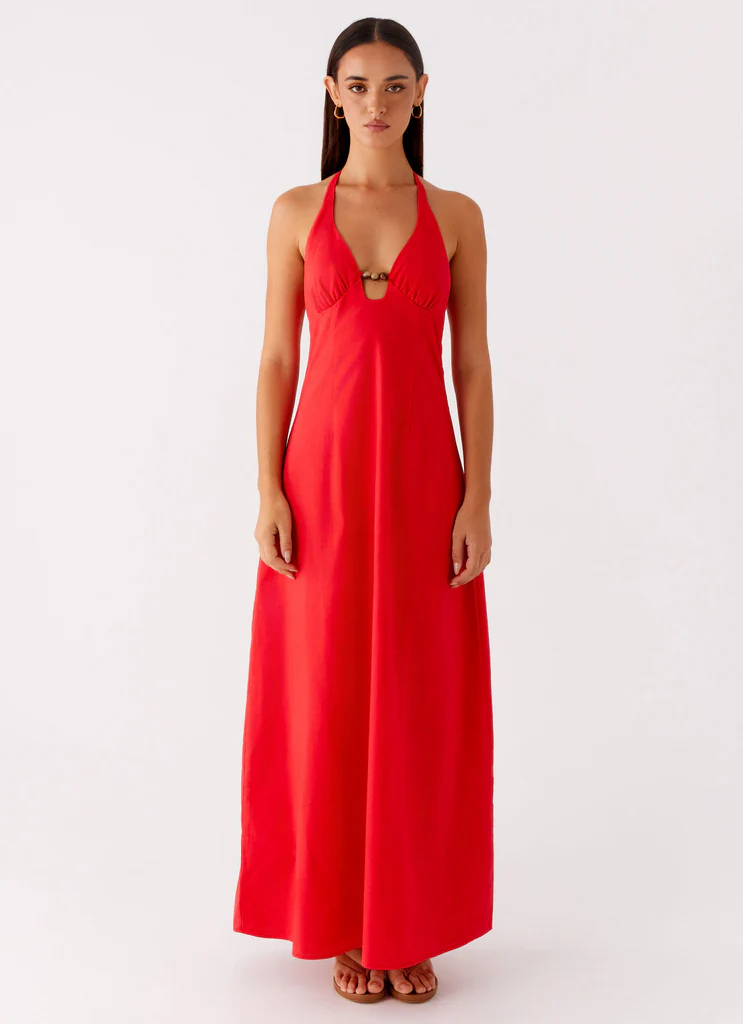 Robe Zana Maxi - Rouge