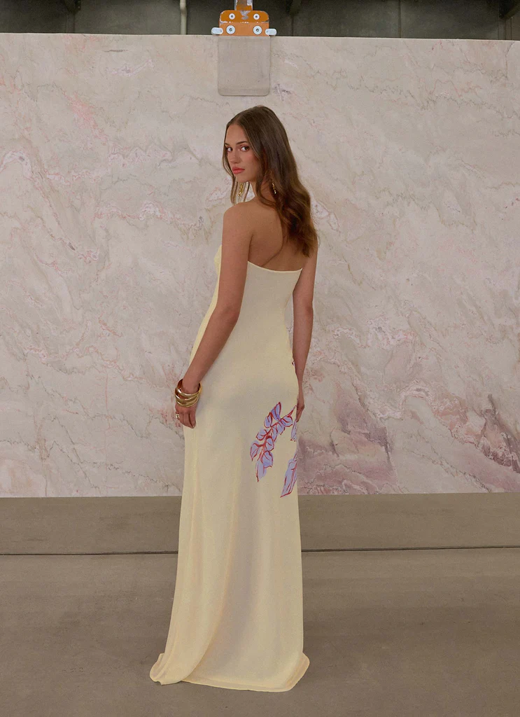 Robe Maxi Amelle - Floral Violet
