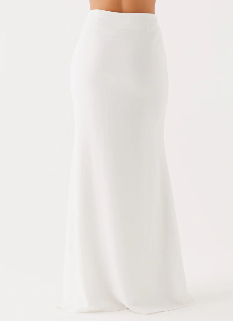 Parker Jupe Maxi en Lin - Blanc