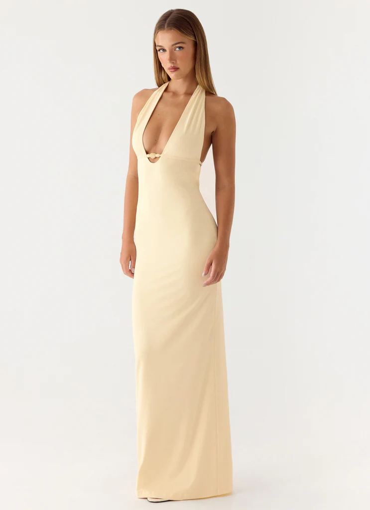 Robe Maxi Javana - Jaune