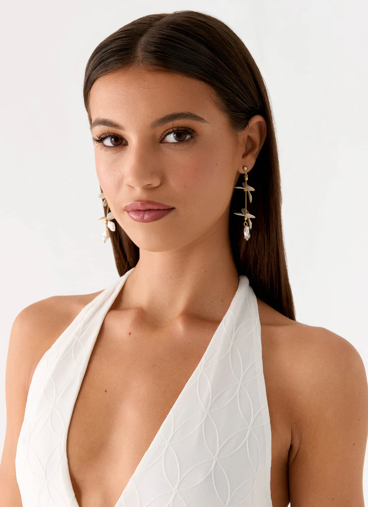 Boucles d'oreilles Costa Aura - Perle