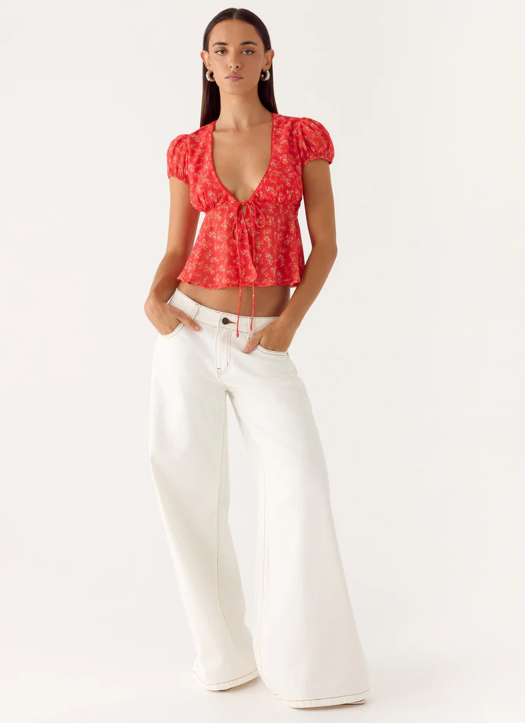 Top Ailani - Rouge Rose Magenta