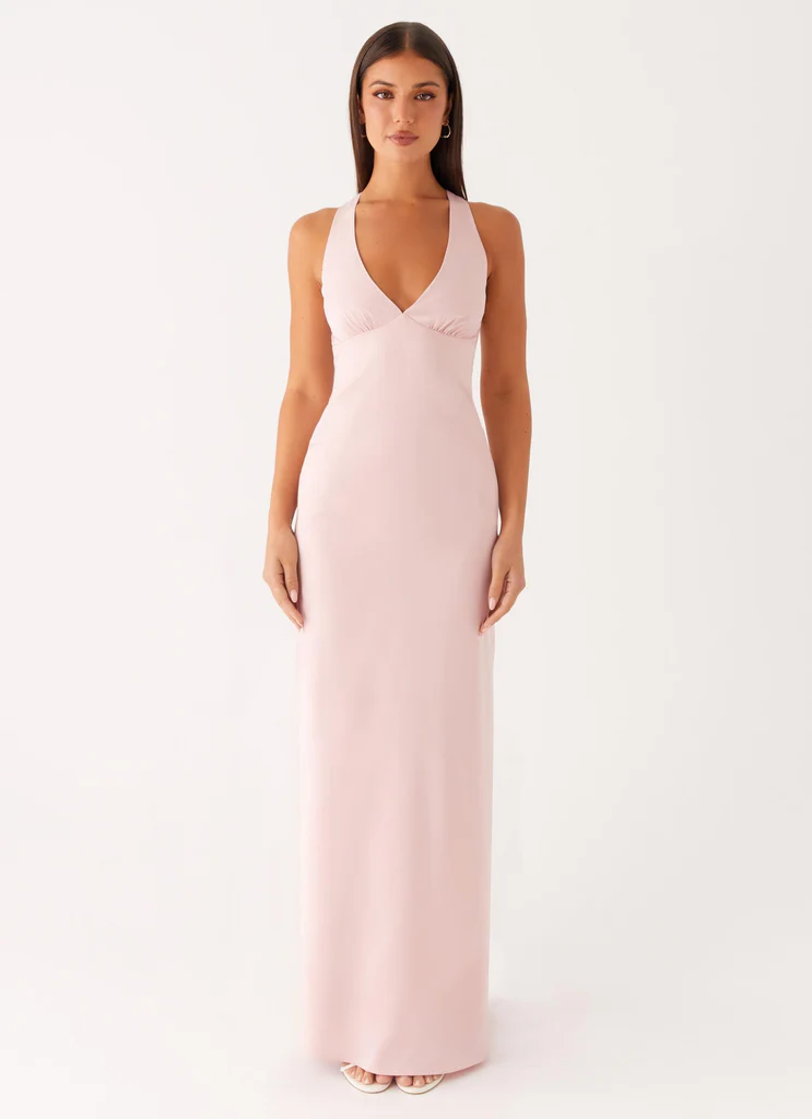 Robe maxi à bretelles Desi – Rose Robe maxi à bretelles Desi - Rose