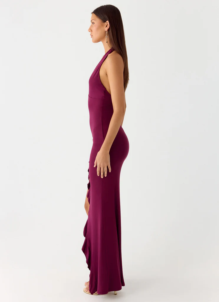 Robe Maxi Charmed By You - Prune