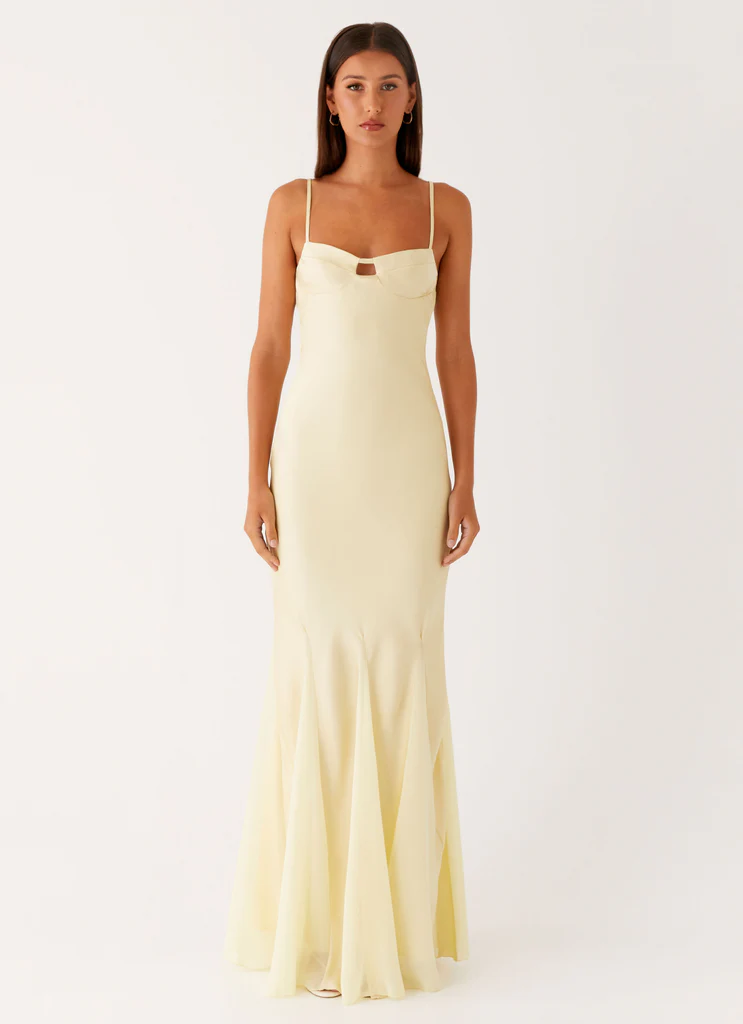 Robe Maxi Ravello - Jaune Solaire